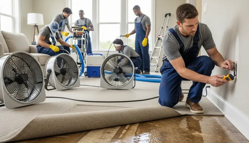 Emergency Water Damage Cleanup After Burst Pipe in Sacramento, CA in Sacramento, CA