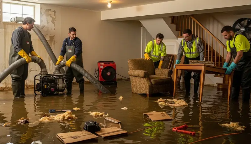 Flooded Basement Cleanup and Restoration in Sacramento, CA in Sacramento, CA